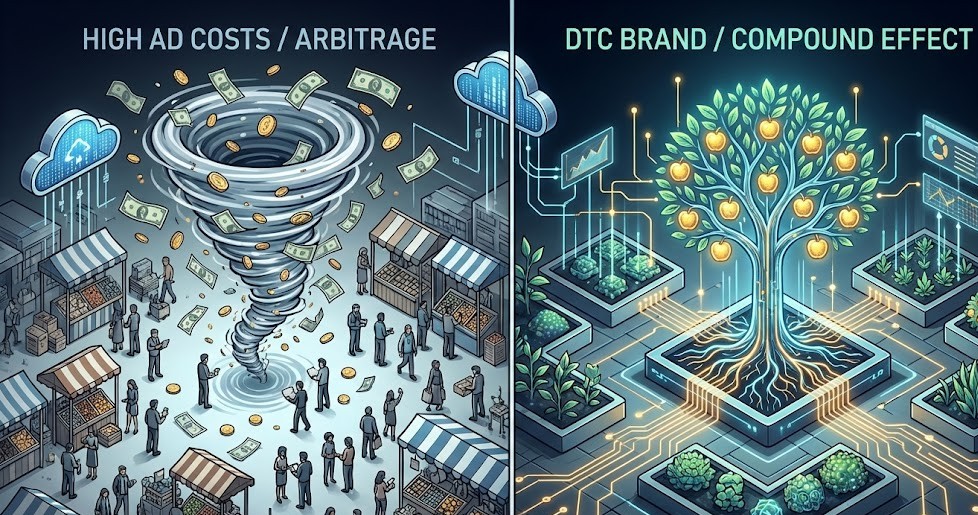 独立站的下半场：告别“流量套利”，构建DTC品牌的“复利效应”